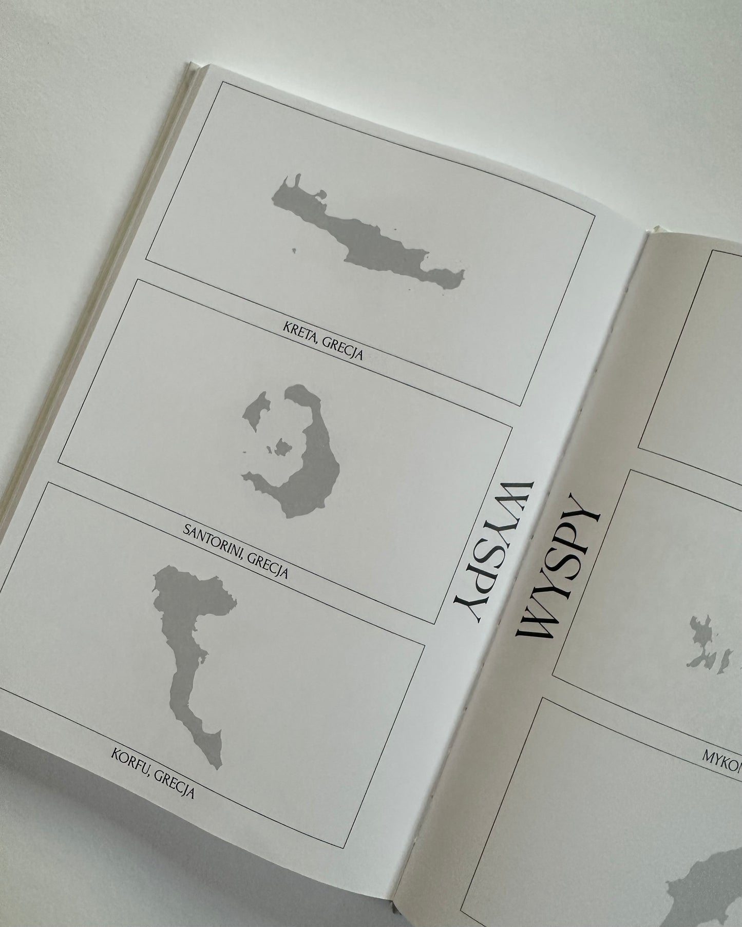 Otwarty dziennik podróży Europa miejsce na zdjęcia i wspomnienia, europejskie wyspy