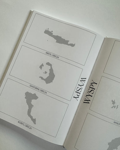 Otwarty dziennik podróży Europa miejsce na zdjęcia i wspomnienia, europejskie wyspy